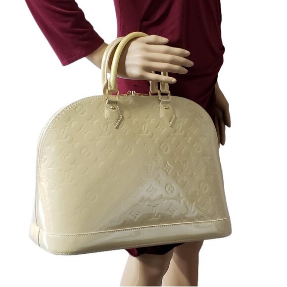 100% Authentic Louis Vuitton Alma GM Vernis Hand Bag - Picture 12 of 12